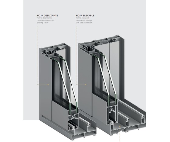 Coupe du profilé STRUGAL S88R